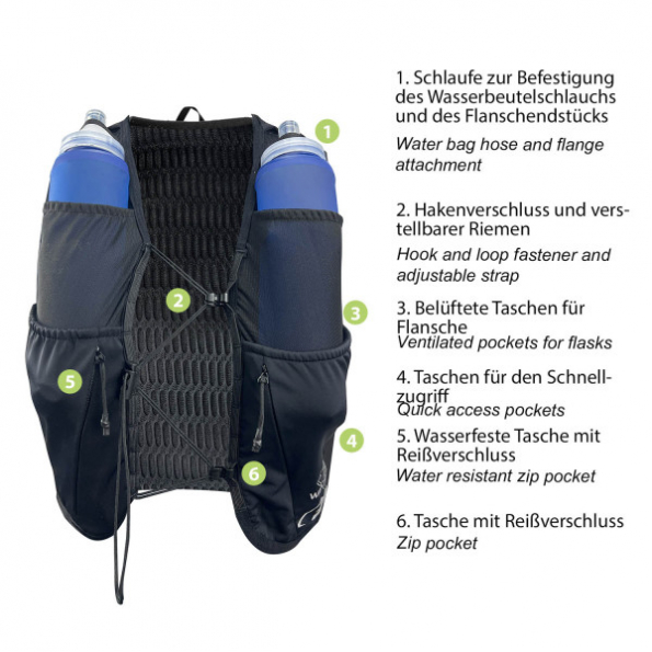 Running vest Hydrabag Elite 8L