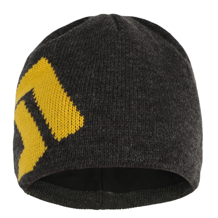Beanie KAMENY anthracite/mango