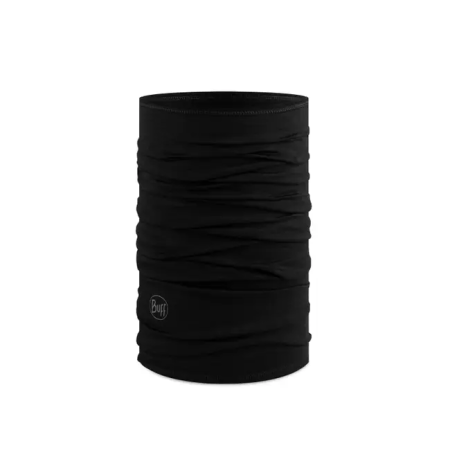 Merino Lightweight Neckwear Solid Black